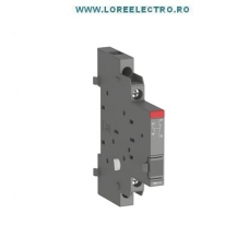 HK1-11 contact auxiliar lateral 1NO+1NC pentru Disjunctor Protectie Motor ABB MS116, MS132, MS165, 1SAM201902R1001