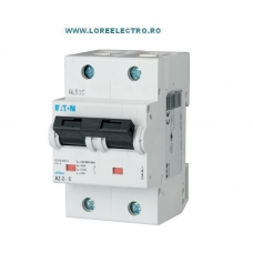 AZ-2-C63 Siguranta Monofazata 63A 2 poli 400v  EATON 15KA, curba C