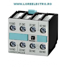 3RH1921-1FA22 contacte auxiliare frontale 2NO+2NC, pentru contactoare Sirius SIEMENS, S0 .. S12