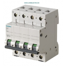 5SL6663-7 SIGURANTA AUTOMATA TRIPOLARA SIEMENS 63A , 3 POLI +N , 6KA, CURBA C, 400V AC