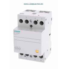 5TT5850-0 Contactor modular SIEMENS 63A 4NO, tensiune bobina 230V c.a. 63A, Montaj pe Sina