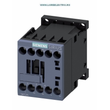 3RT2517-1BB40 contactor SIEMENS 4 poli 2 NO - 2 NC , 12 A ptr. NO si 9A ptr. NC, 5,5 Kw ptr. NO, 4KW ptr NC, tensiune bobina 24 V DC, 2 NO + 2 NC