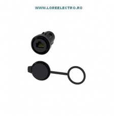 3SU1900-0GB10-0AA0 PORT RJ 45 PENTRU CUTII COMANDA 22MM, PLASTIC, NEGRU, SIEMENS