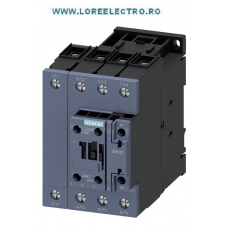 3RT2344-1NB30, CONTACTOR 4 POLI 4NO 110A AC-1, TETRAPOLAR SIEMENS, CU BOBINA 24 V DC , GABARIT S3 , 110A 72kW/400V