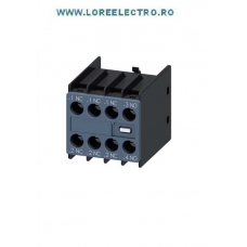 3RH2911-1HA13 AUXILIAR FRONTAL CONTACTOARE SIEMENS  1NO+3NC, Compatibil cu contactor 3RT2