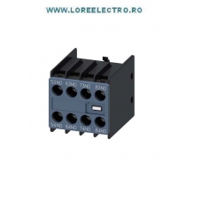 3RH2911-1GA40 AUXILIAR FRONTAL CONTACTORI RELEU 3RH2140 SIEMENS S00-S0 4NO