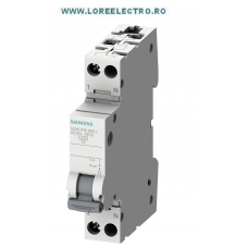 5SV6016-6KK25 Siguranta Automata combinata cu AFDD 25 A Impotriva Incendiilor, Siemens, 230 V, 1P+N, 1 modul, Curba B