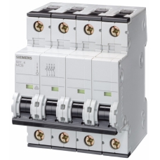 5SY6404-7 SIGURANTA AUTOMATA SIEMENS 4A , 4 POLI , 400 V AC, 6KA CURBA C