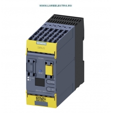 3SK2122-1AA10 BASIC UNIT MODUL SAFETY RELAY SIEMENS 2 CANALE 20 F-DI, 4 F-DQ, 2 DQ, 24 V DC, TENSIUNE ALIMENTARE 24V DC